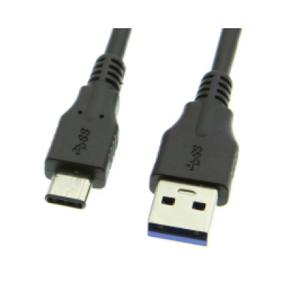 Roline USB3.1 kabel TIP A-C M/M, 0.5m, crni  /  11.02.9010